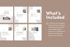 Ladystrategist Hazel Real Estate 6-Page Carousel Canva Template instagram canva templates social media templates etsy free canva templates