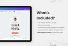 Ladystrategist Hillary Instagram Link in Bio Canva Landing Page Website instagram canva templates social media templates etsy free canva templates