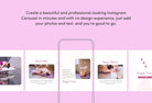 Ladystrategist Honey Carousel Instagram Engagement Booster Canva Template instagram canva templates social media templates etsy free canva templates