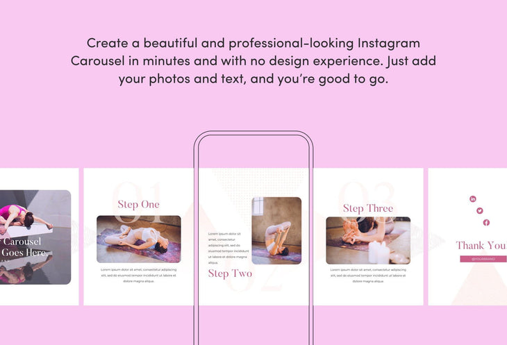 Ladystrategist Honey Carousel Instagram Engagement Booster Canva Template instagram canva templates social media templates etsy free canva templates