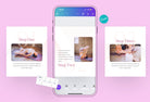 Ladystrategist Honey Carousel Instagram Engagement Booster Canva Template instagram canva templates social media templates etsy free canva templates