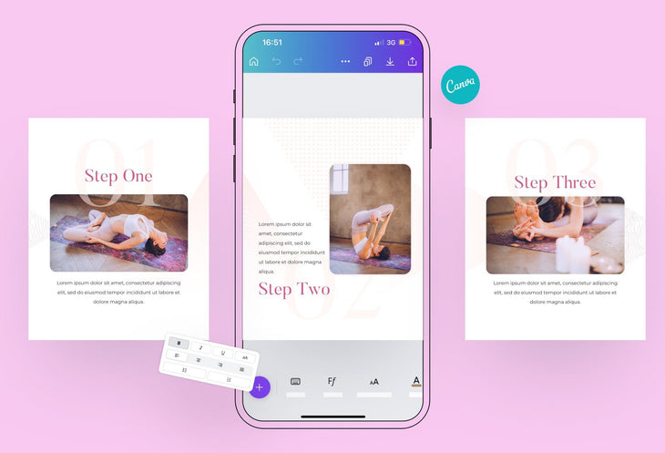 Ladystrategist Honey Carousel Instagram Engagement Booster Canva Template instagram canva templates social media templates etsy free canva templates