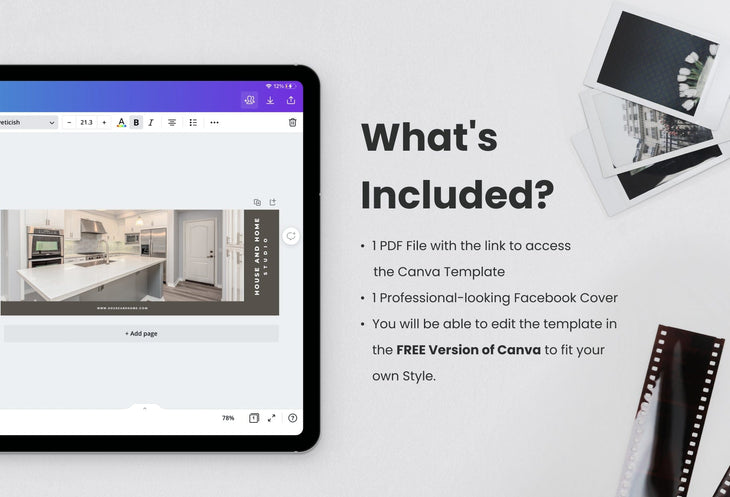 Ladystrategist House and Home Studio Facebook Cover for Photographers Editable Canva Template instagram canva templates social media templates etsy free canva templates