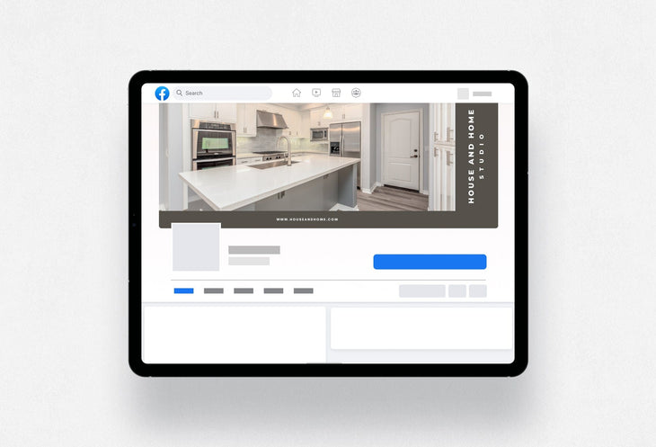 Ladystrategist House and Home Studio Facebook Cover for Photographers Editable Canva Template instagram canva templates social media templates etsy free canva templates