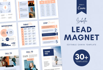 Ladystrategist Isabella Lead Magnet Editable Canva Template instagram canva templates social media templates etsy free canva templates