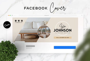 Ladystrategist Isla Facebook Cover Canva Template instagram canva templates social media templates etsy free canva templates