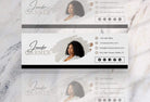 Ladystrategist Jennifer Email Signature Template Editable Canva Template Rose Gold instagram canva templates social media templates etsy free canva templates