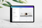 Ladystrategist Jennifer Email Signature Template Editable Canva Template Rose Gold instagram canva templates social media templates etsy free canva templates