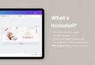 Ladystrategist Jessica Facebook Cover Canva Template instagram canva templates social media templates etsy free canva templates