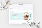Ladystrategist Juliana Email Signature Template Editable Canva Template Rose Gold instagram canva templates social media templates etsy free canva templates