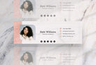 Ladystrategist Kate Email Signature Template Editable Canva Template Rose Gold instagram canva templates social media templates etsy free canva templates