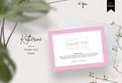 Ladystrategist Katherine Printable Thank You Card Packaging Insert Note Canva Template instagram canva templates social media templates etsy free canva templates