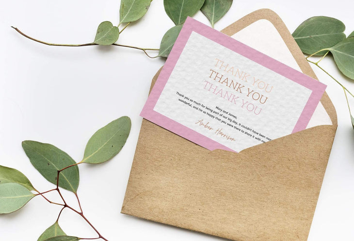 Ladystrategist Katherine Printable Thank You Card Packaging Insert Note Canva Template instagram canva templates social media templates etsy free canva templates