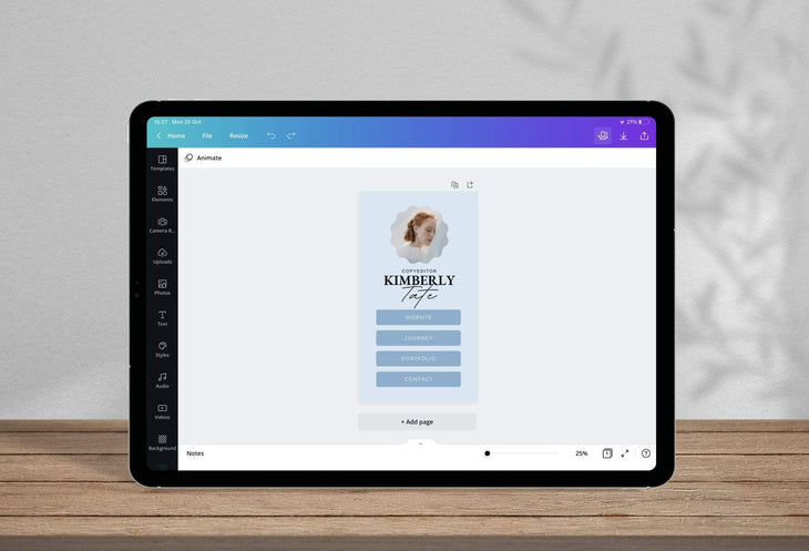 Ladystrategist Kimberly Instagram Link in Bio Canva Landing Page Website instagram canva templates social media templates etsy free canva templates