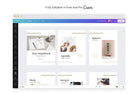 Ladystrategist Leah Educational 6-Page Carousel Canva Template instagram canva templates social media templates etsy free canva templates