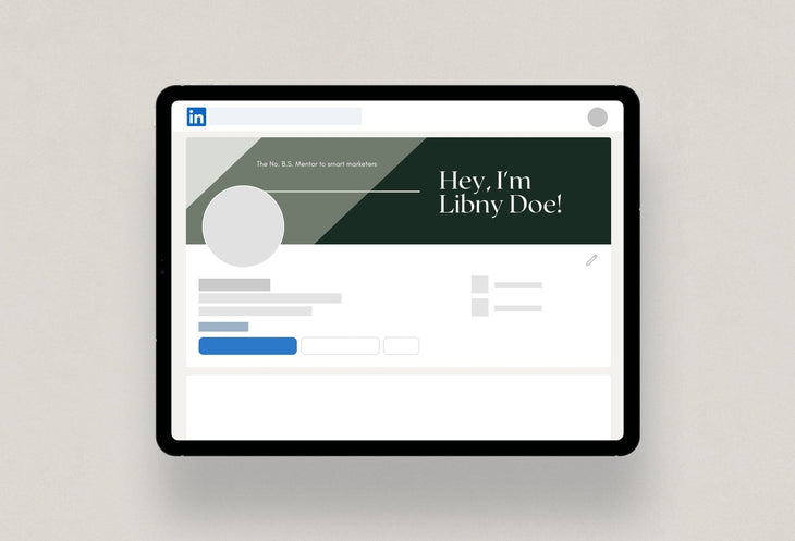 Ladystrategist Libny Linked In Banner Canva Template instagram canva templates social media templates etsy free canva templates