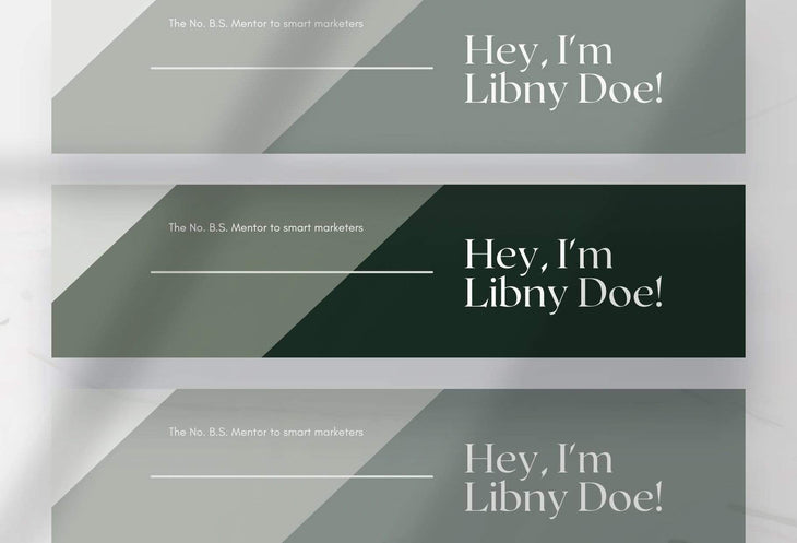 Ladystrategist Libny Linked In Banner Canva Template instagram canva templates social media templates etsy free canva templates