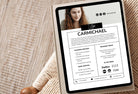 Ladystrategist Lisa Speaker One-Sheet Canva Template instagram canva templates social media templates etsy free canva templates