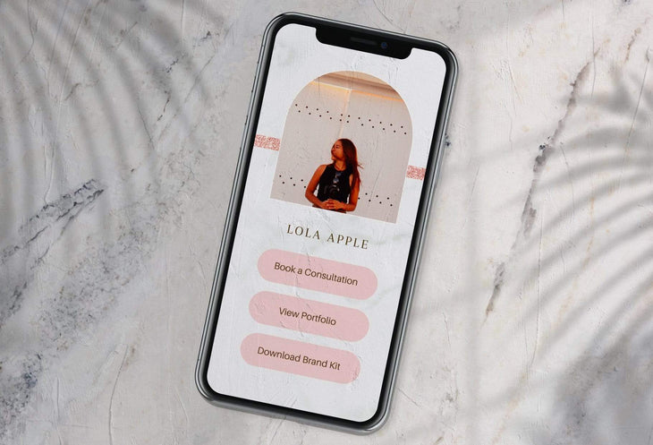 Ladystrategist Lola Instagram Link in Bio Canva Landing Page Website instagram canva templates social media templates etsy free canva templates