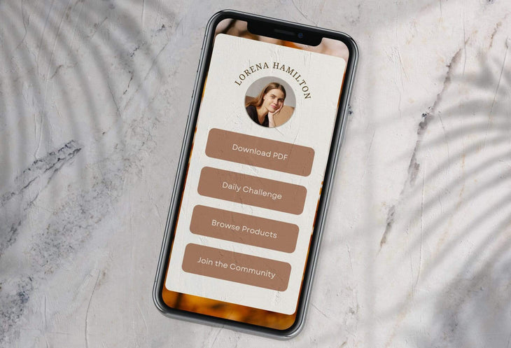 Ladystrategist Lorena Instagram Link in Bio Canva Landing Page Website instagram canva templates social media templates etsy free canva templates