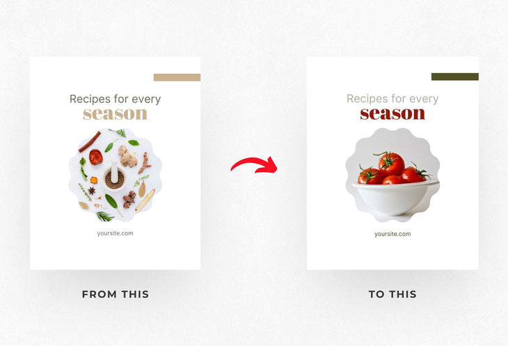 Ladystrategist Luna Food and Nutrition 6-Page Carousel Canva Template instagram canva templates social media templates etsy free canva templates