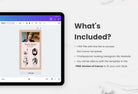 Ladystrategist Maria Instagram Link in Bio Canva Landing Page Website instagram canva templates social media templates etsy free canva templates