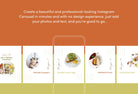 Ladystrategist Mary Food and Nutrition 6-Page Carousel Canva Template instagram canva templates social media templates etsy free canva templates