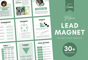 Ladystrategist Melanie Lead Magnet Editable Canva Template instagram canva templates social media templates etsy free canva templates