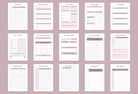 Ladystrategist Mental Health Planner Canva Template instagram canva templates social media templates etsy free canva templates