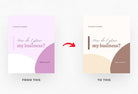 Ladystrategist Mia Coaching 6-Page Carousel Canva Template instagram canva templates social media templates etsy free canva templates