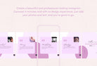 Ladystrategist Mia Coaching 6-Page Carousel Canva Template instagram canva templates social media templates etsy free canva templates