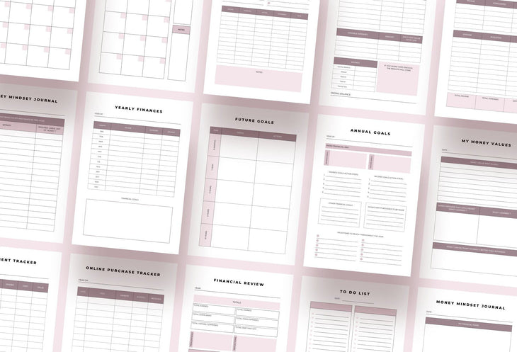 Ladystrategist Money Mindset Journal Canva Template instagram canva templates social media templates etsy free canva templates