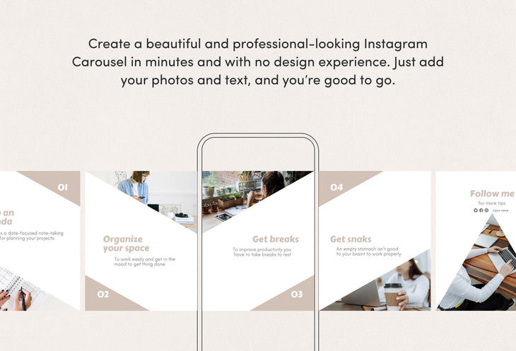 Ladystrategist Natalie Educational 6-Page Carousel Canva Template instagram canva templates social media templates etsy free canva templates