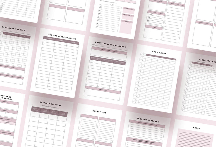 Ladystrategist OCD Therapy Planner Canva Template for Coaches instagram canva templates social media templates etsy free canva templates