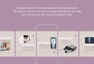 Ladystrategist Olivia Coaching 6-Page Carousel Canva Template instagram canva templates social media templates etsy free canva templates