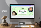 Ladystrategist Ophelia Facebook Cover Canva Template instagram canva templates social media templates etsy free canva templates