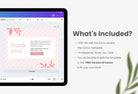 Ladystrategist Paola Printable Thank You Card Packaging Insert Note Canva Template instagram canva templates social media templates etsy free canva templates