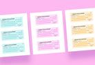 Ladystrategist Pastel Colors Manifestation Check Printable and Editable Canva Template instagram canva templates social media templates etsy free canva templates