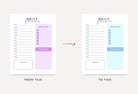 Ladystrategist Pastel Purple Daily Planner Printable and Editable Canva Template instagram canva templates social media templates etsy free canva templates