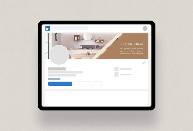 Ladystrategist Patricia Linked In Banner Canva Template instagram canva templates social media templates etsy free canva templates