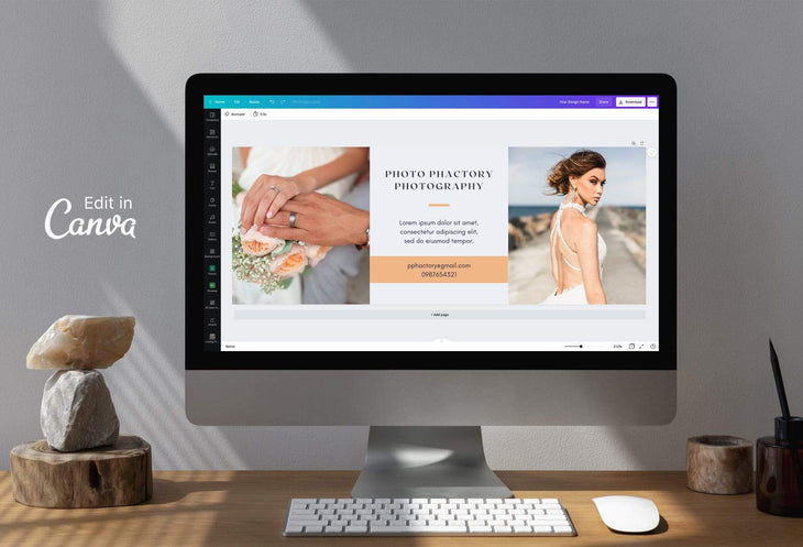 Ladystrategist Photo Phactory Facebook Cover for Photographers - Editable Canva Template instagram canva templates social media templates etsy free canva templates