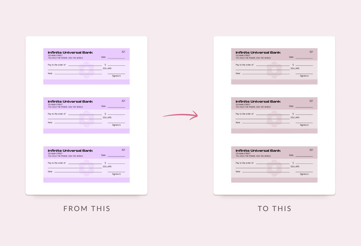 Ladystrategist Pink Lace Manifestation Check Printable and Editable Canva Template instagram canva templates social media templates etsy free canva templates