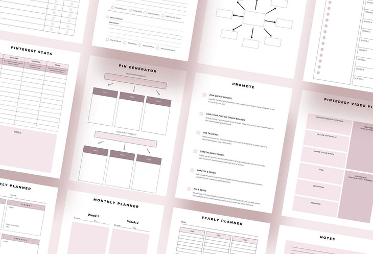 Ladystrategist Pinterest Planner Canva Template instagram canva templates social media templates etsy free canva templates