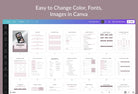 Ladystrategist Pinterest Planner Canva Template instagram canva templates social media templates etsy free canva templates