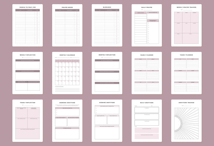 Ladystrategist Prayer Journal Canva Template instagram canva templates social media templates etsy free canva templates