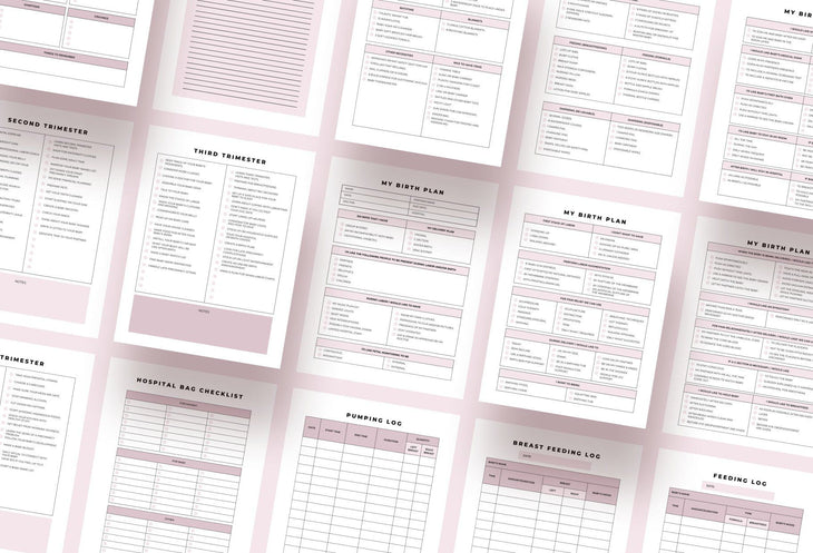 Ladystrategist Pregnancy Planner Canva Template instagram canva templates social media templates etsy free canva templates