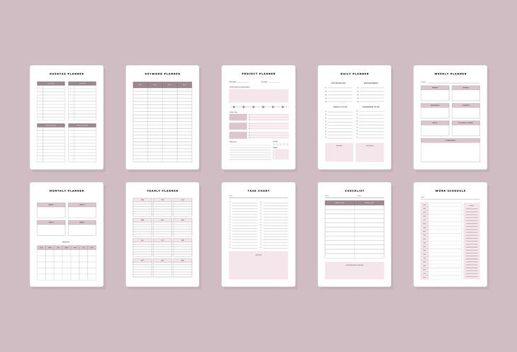 Ladystrategist Product Launch Planner Canva Template instagram canva templates social media templates etsy free canva templates