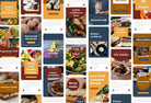 Ladystrategist Recipes and Cooking Pinterest Template instagram canva templates social media templates etsy free canva templates