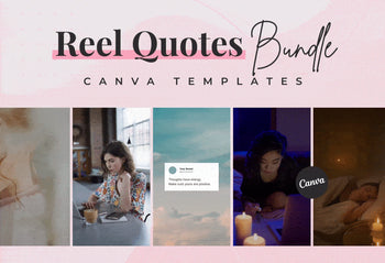 Ladystrategist Reel Quotes Canva Templates Bundle instagram canva templates social media templates etsy free canva templates