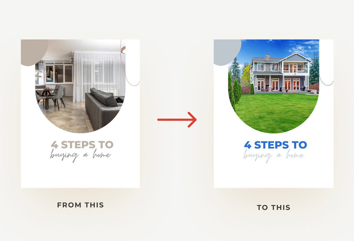 Ladystrategist Riley Real Estate 6-Page Carousel Canva Template instagram canva templates social media templates etsy free canva templates